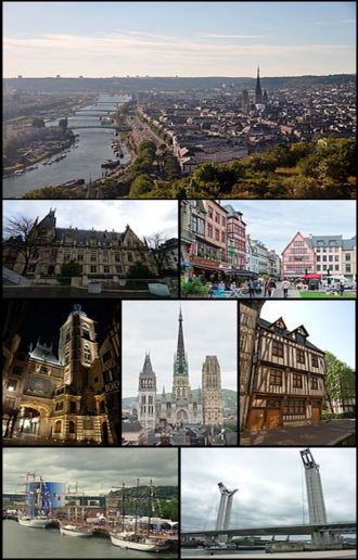 Vue de Rouen